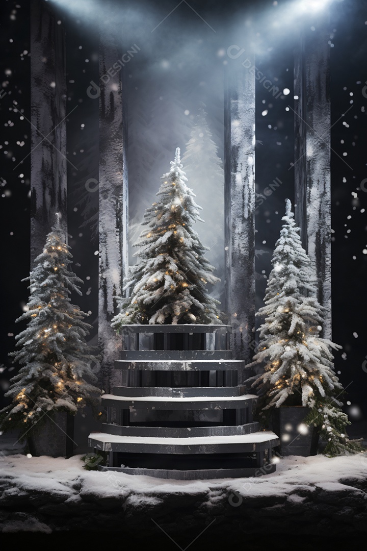 Background para Composição de Flyer Natalinos