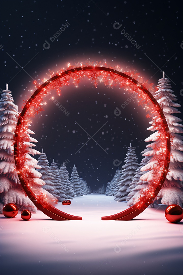 Background para Composição de Flyer Natalinos