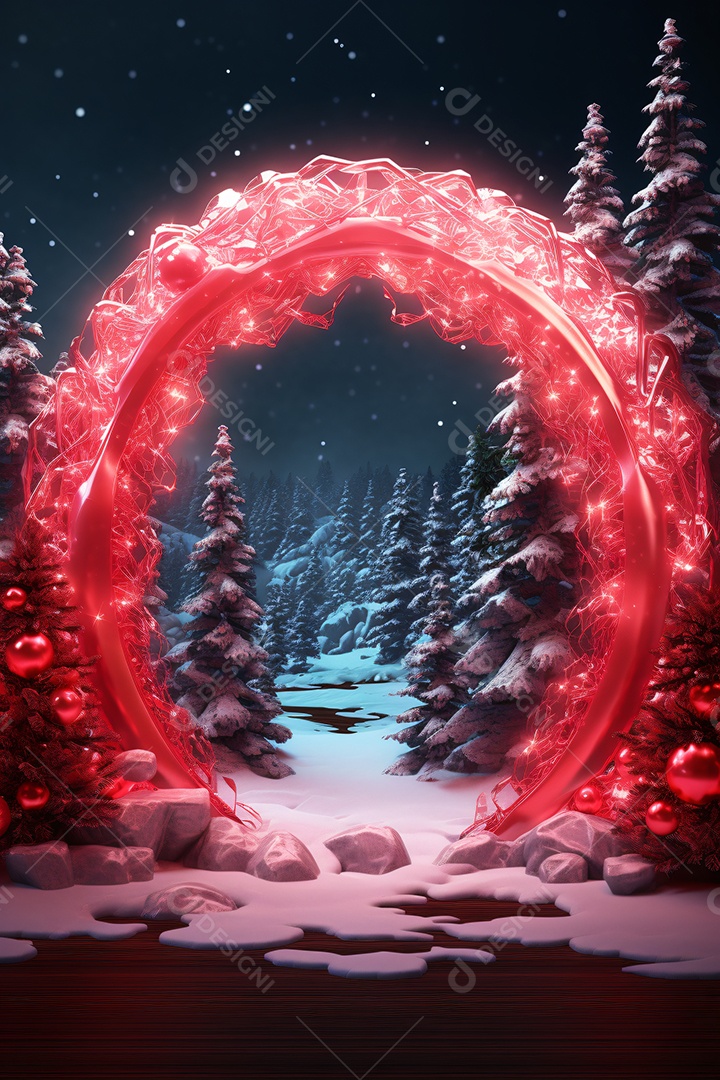 Background para Composição de Flyer Natalinos