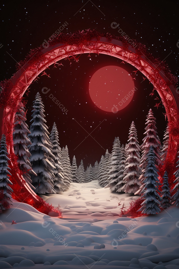 Background para Composição de Flyer Natalinos