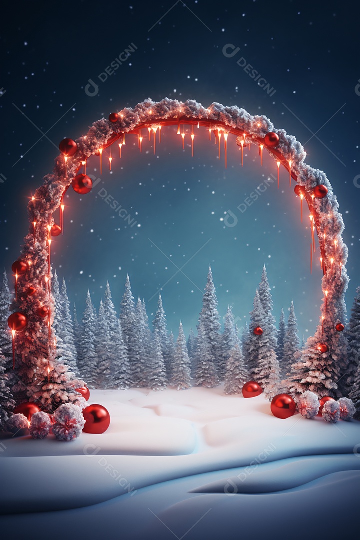 Background para Composição de Flyer Natalinos