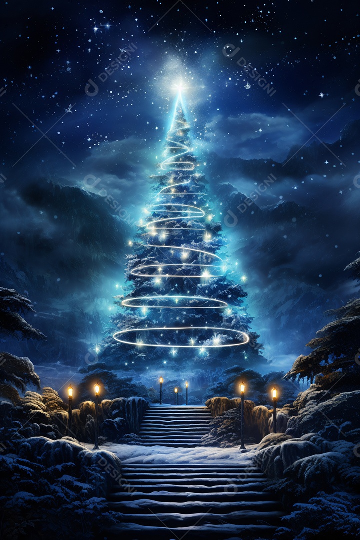 Background para Composição de Flyer Natalinos