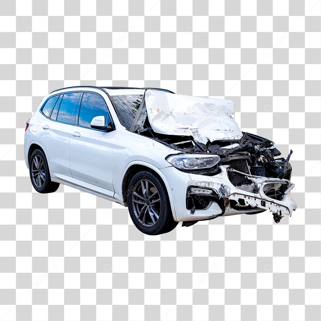 Carros Batidos Funilaria PNG Transparente