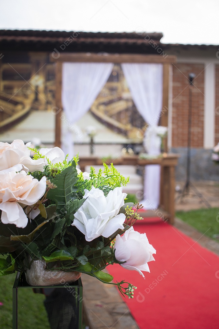 Linda decoração de casamento