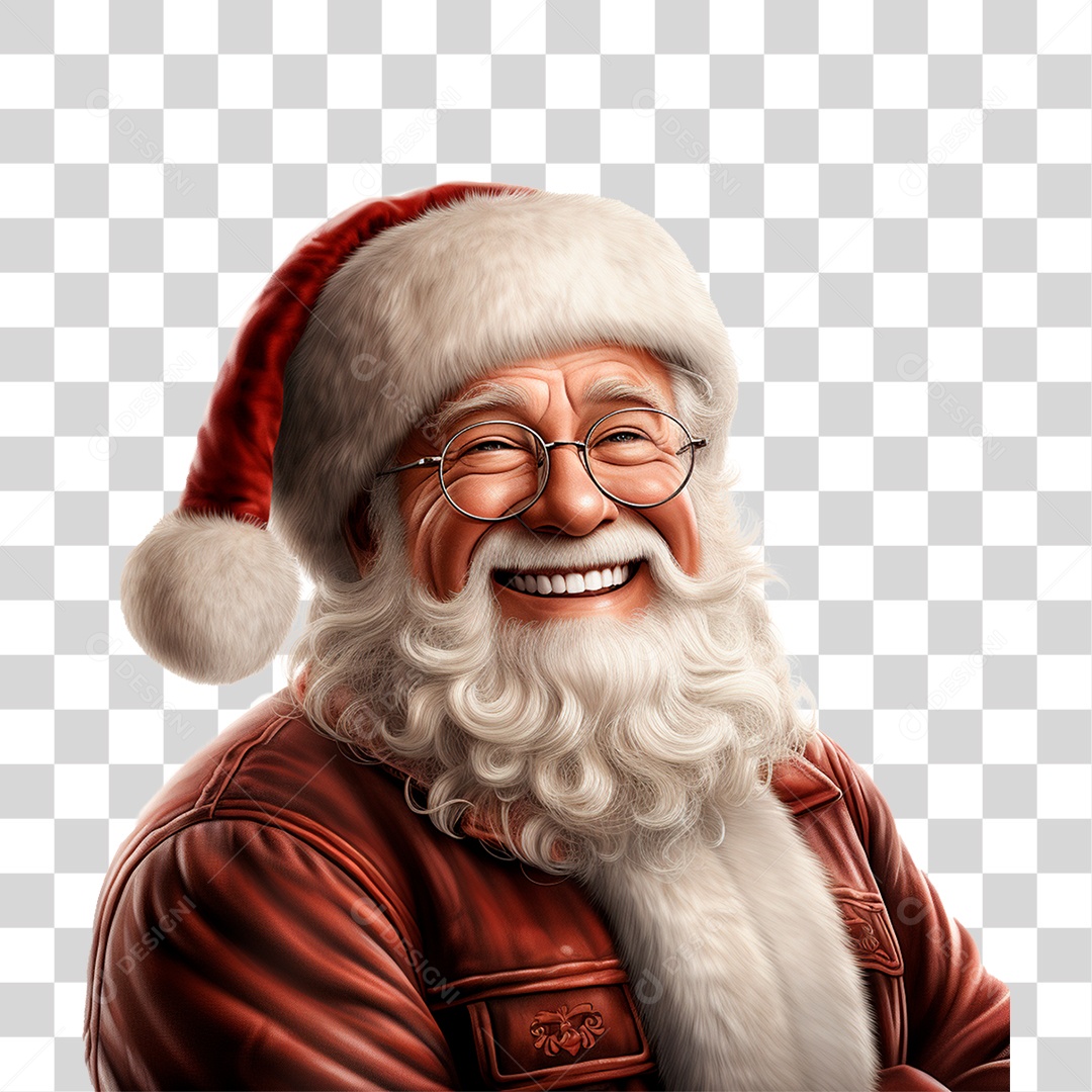 Man Dressed as Santa Claus for Christmas Transparent PNG
