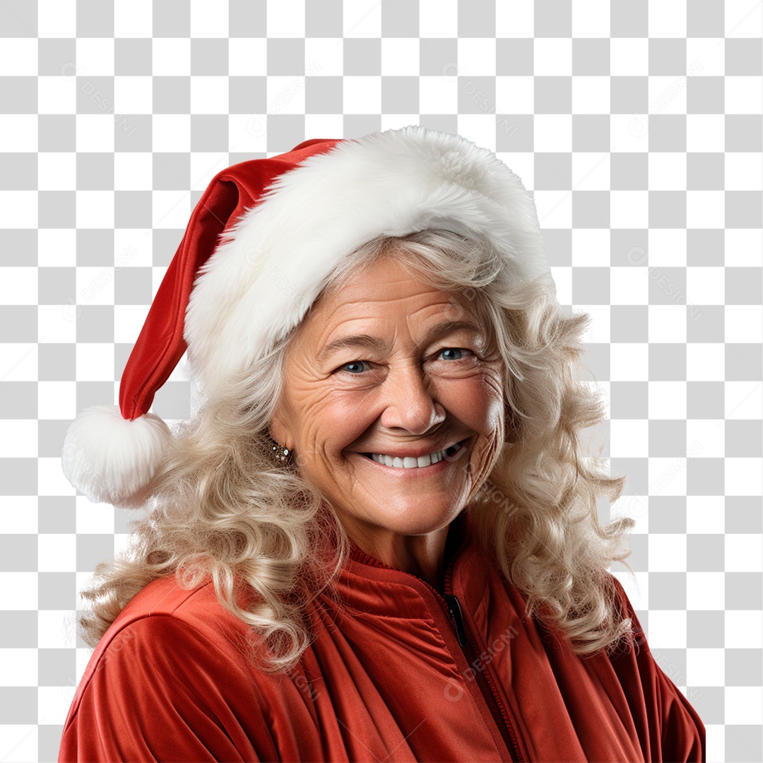 Mulher Vestida Para o Natal PNG Transparente