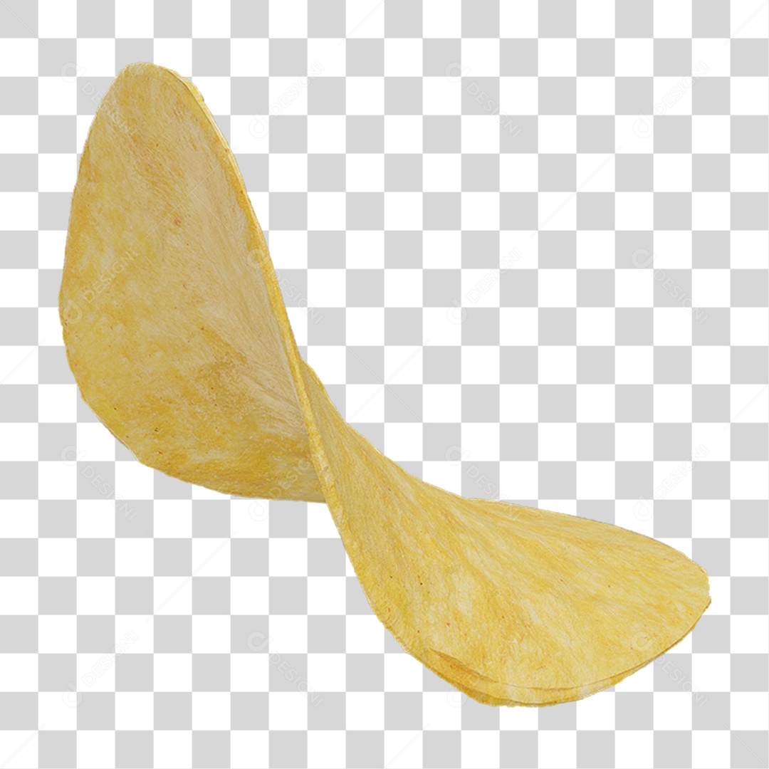 Batata Frita Chips PNG Transparente