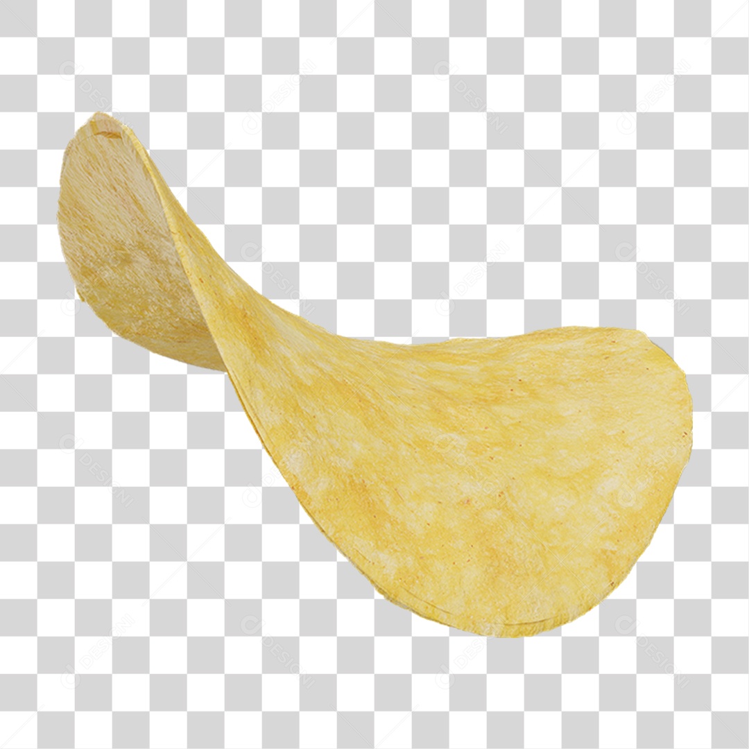 Batata Frita Chips PNG Transparente