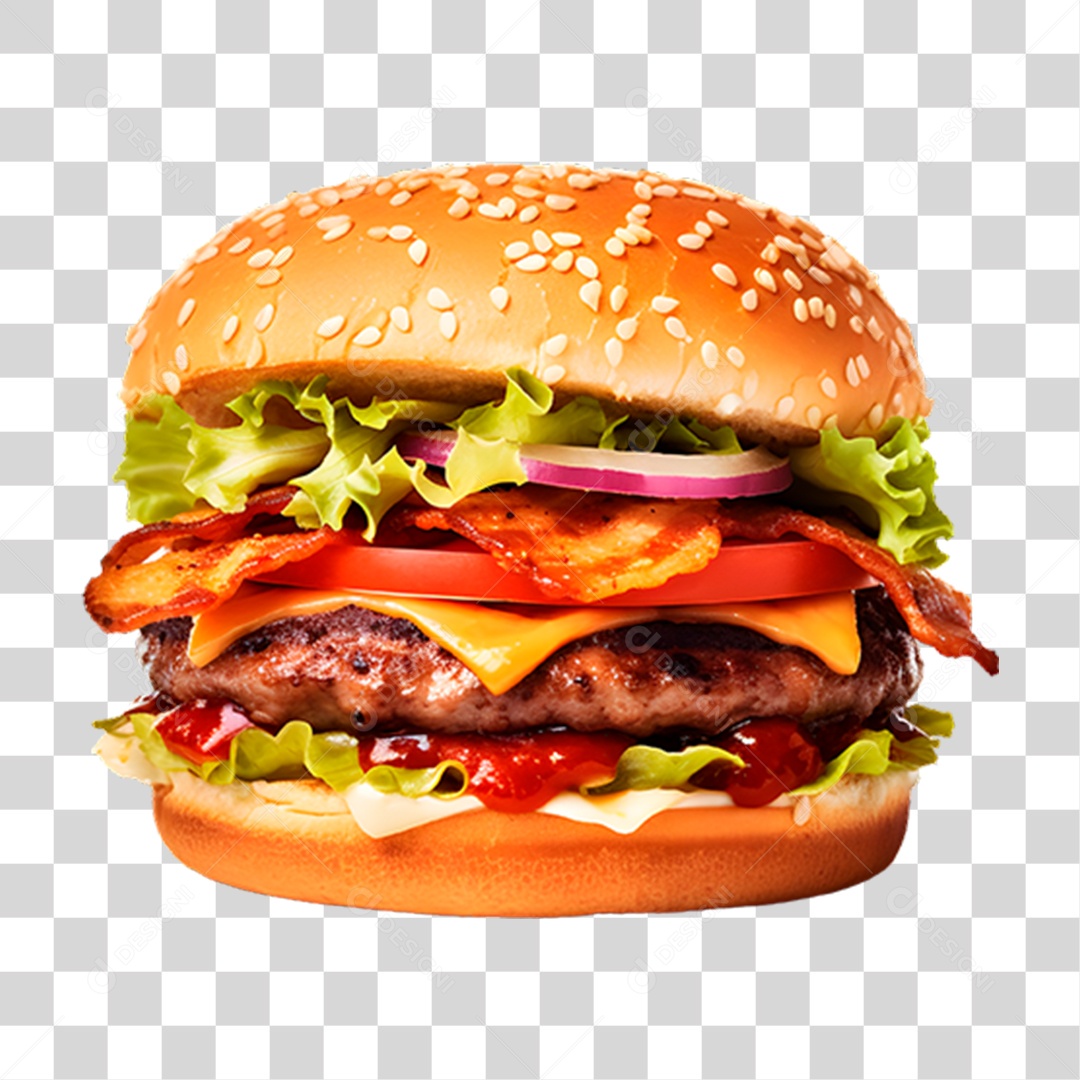 Hambúrguer Lanche Sanduiche PNG Transparente