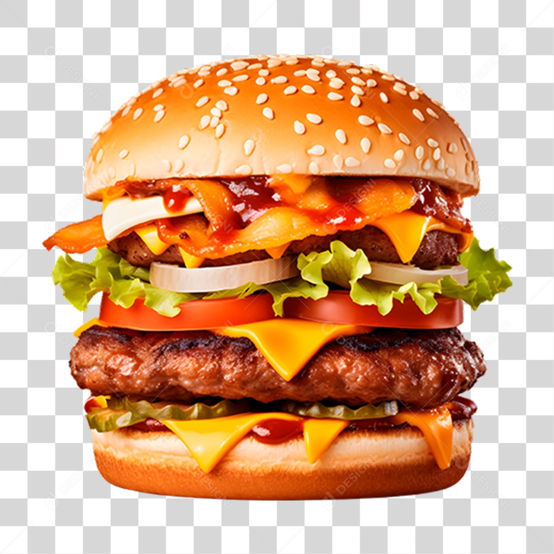 Hambúrguer Lanche Sanduiche PNG Transparente