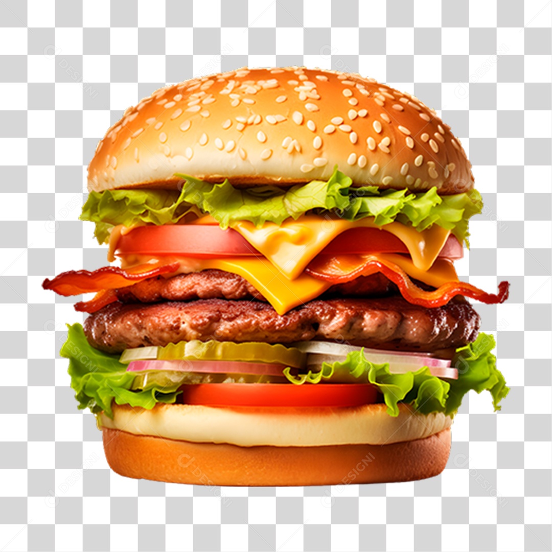 Hambúrguer Lanche Sanduiche PNG Transparente