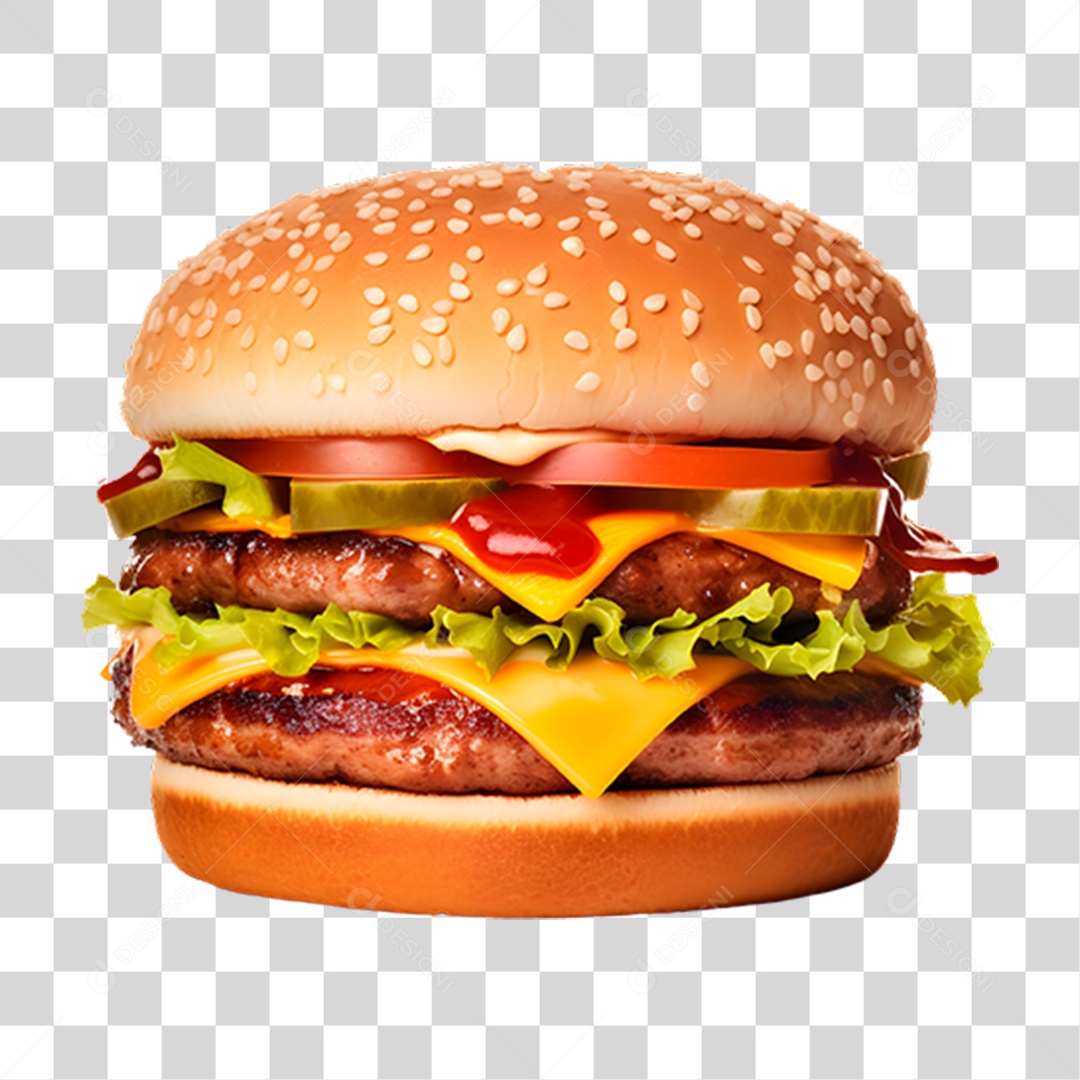 Hambúrguer Lanche Sanduiche PNG Transparente