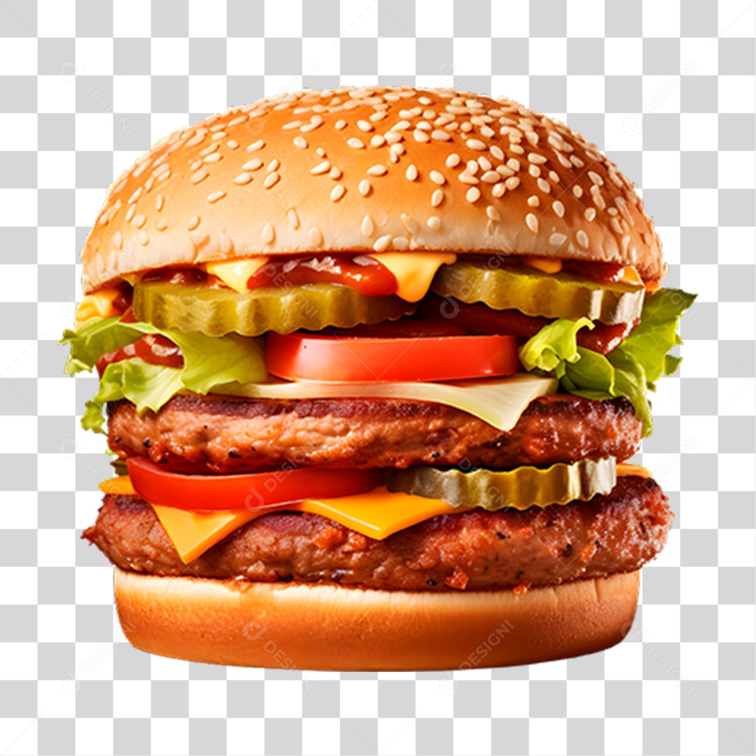 Hambúrguer Lanche Sanduiche PNG Transparente