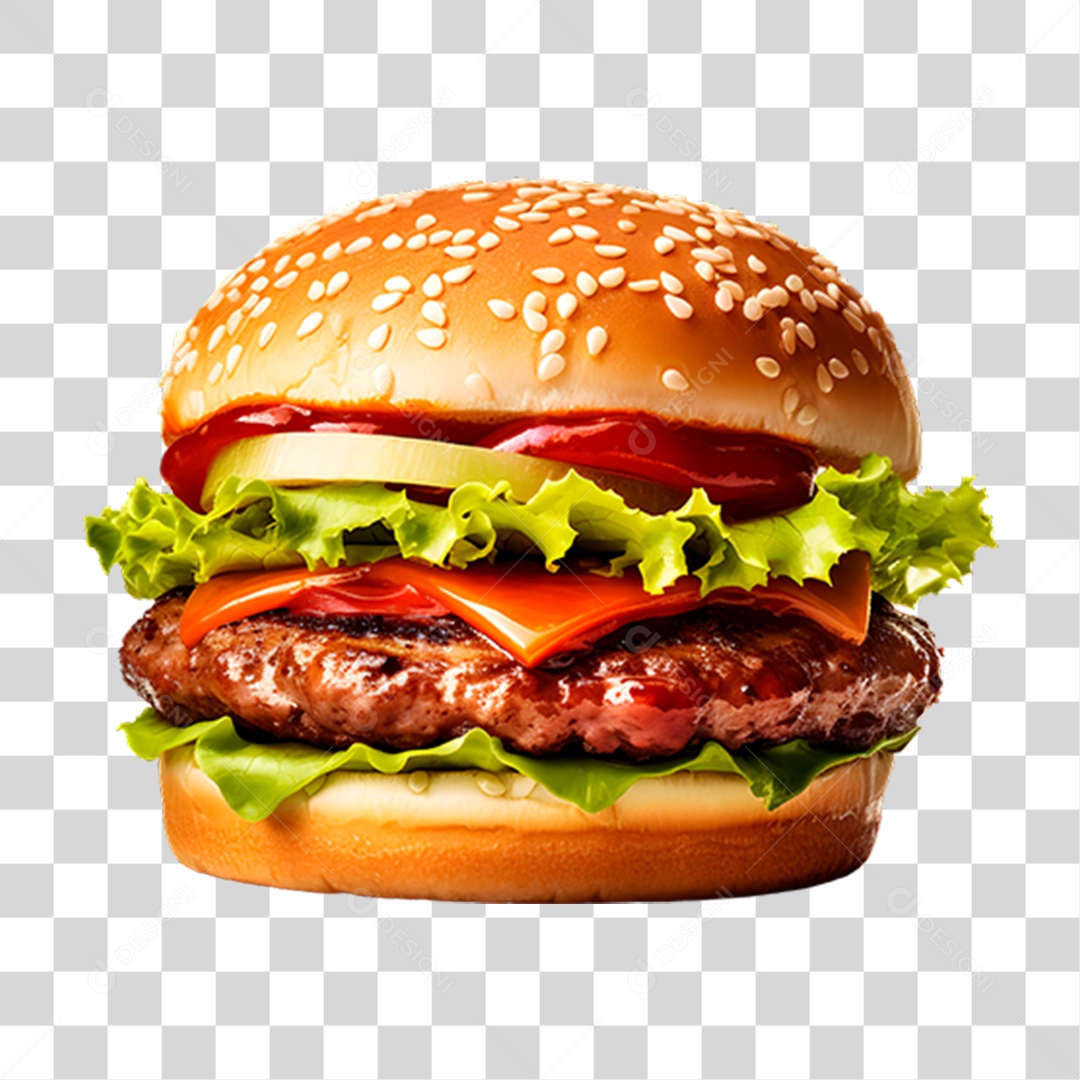 Hambúrguer Lanche Sanduiche PNG Transparente
