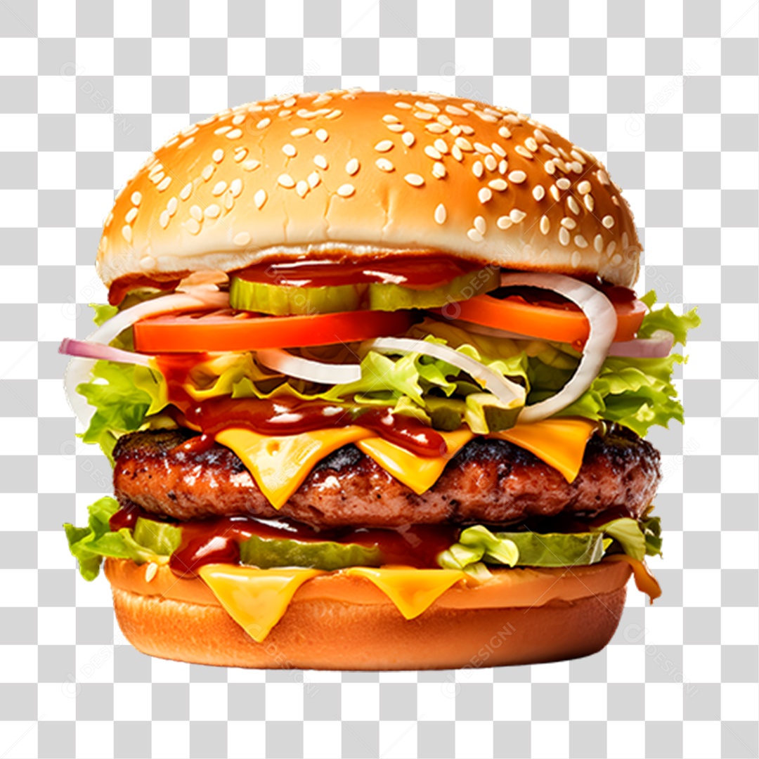 Hambúrguer Lanche Sanduiche PNG Transparente