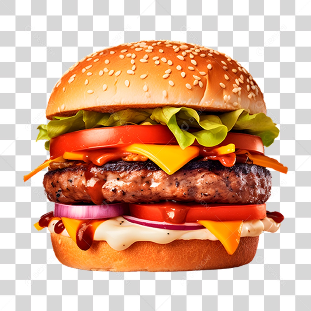 Hambúrguer Lanche Sanduiche PNG Transparente
