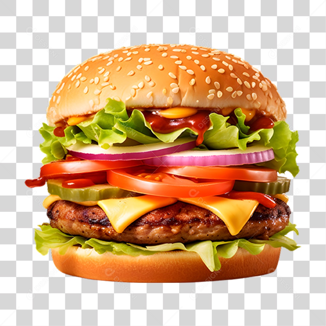 Hambúrguer Lanche Sanduiche PNG Transparente
