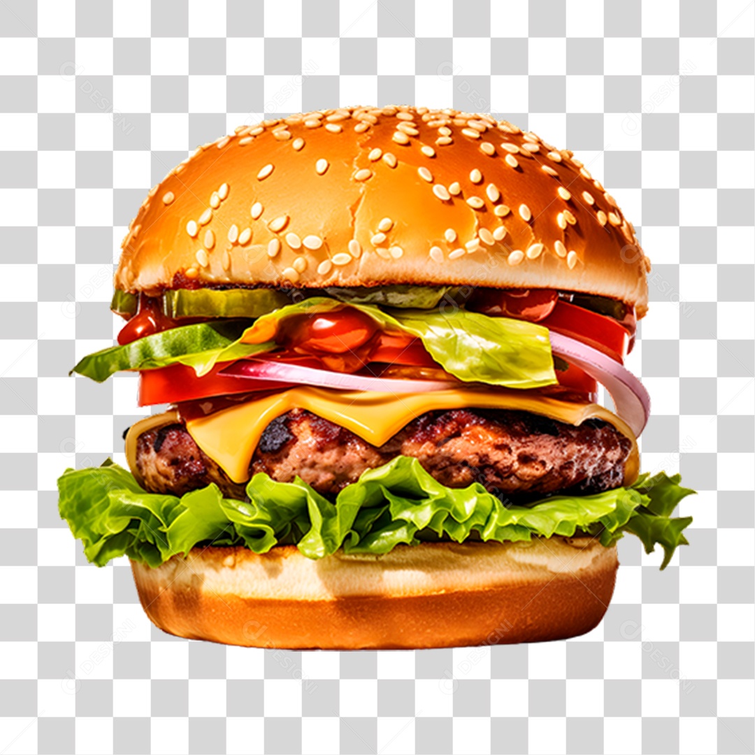 Hambúrguer Lanche Sanduiche PNG Transparente