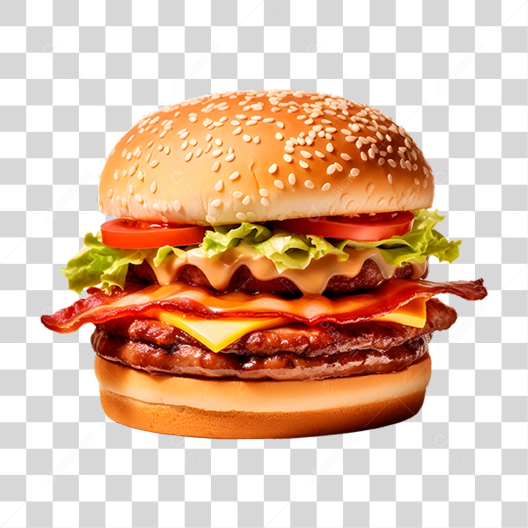 Hambúrguer Lanche Sanduiche PNG Transparente