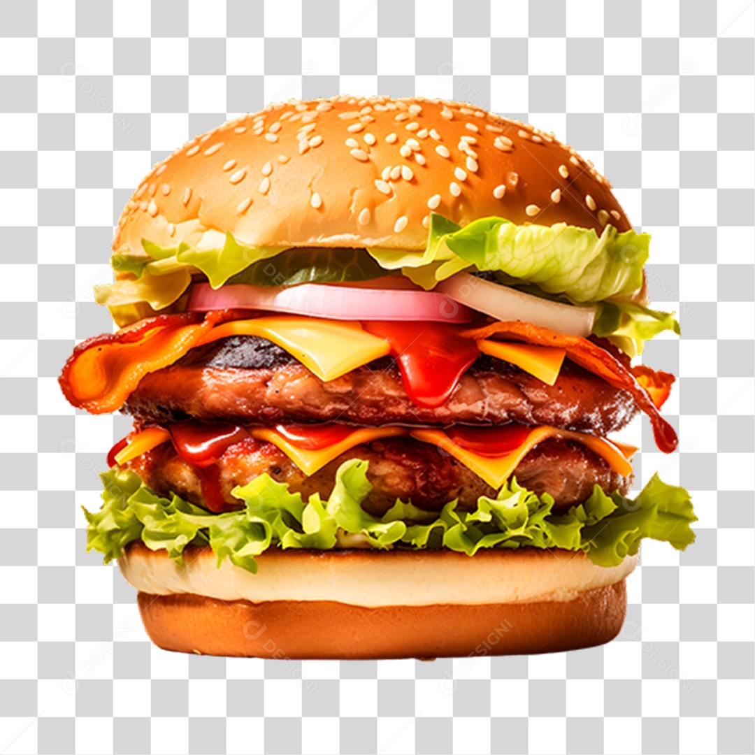 Hambúrguer Lanche Sanduiche PNG Transparente