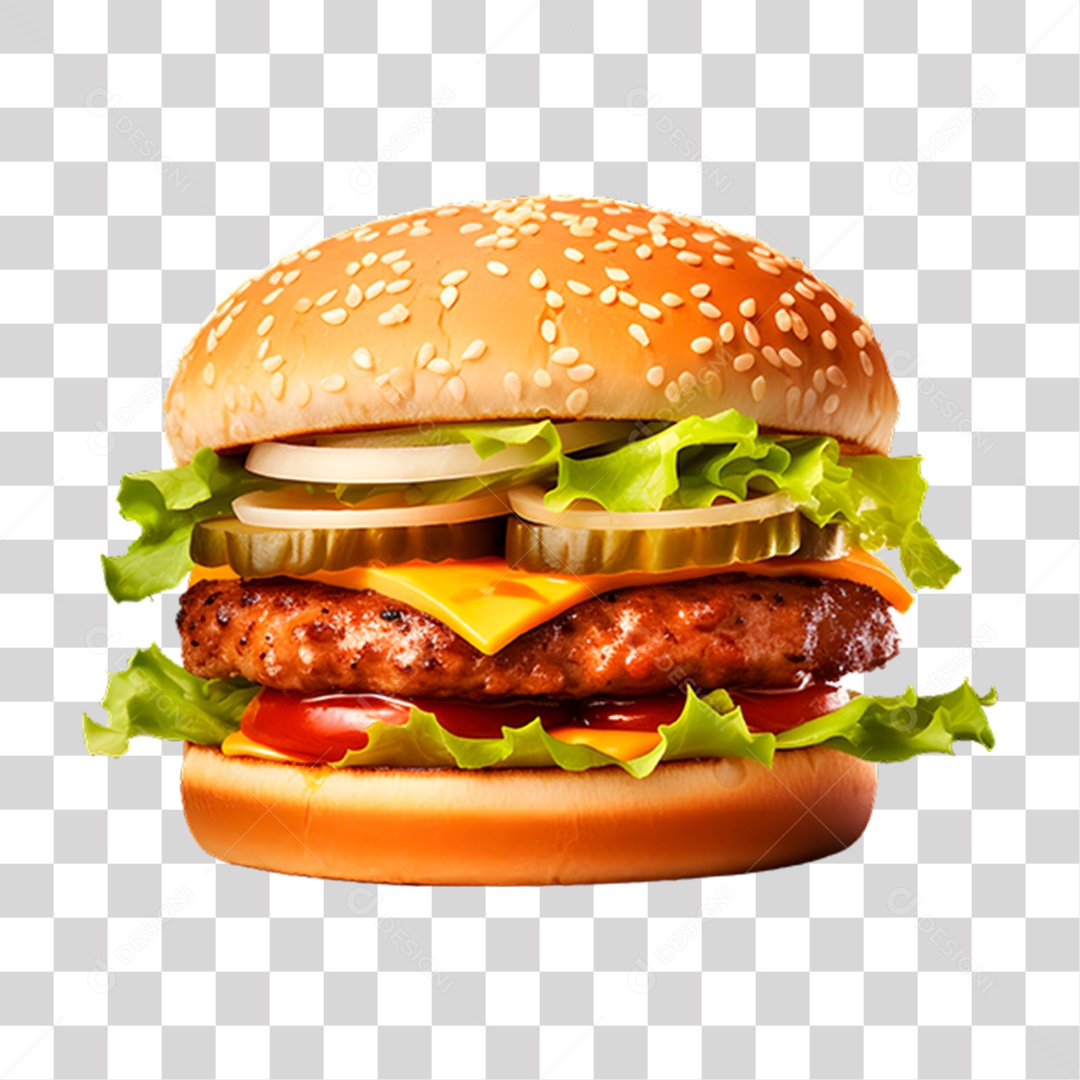 Hambúrguer Lanche Sanduiche PNG Transparente