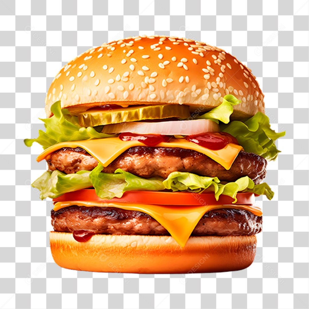 Hambúrguer Lanche Sanduiche PNG Transparente