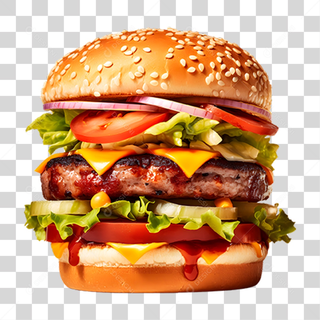 Hambúrguer Lanche Sanduiche PNG Transparente