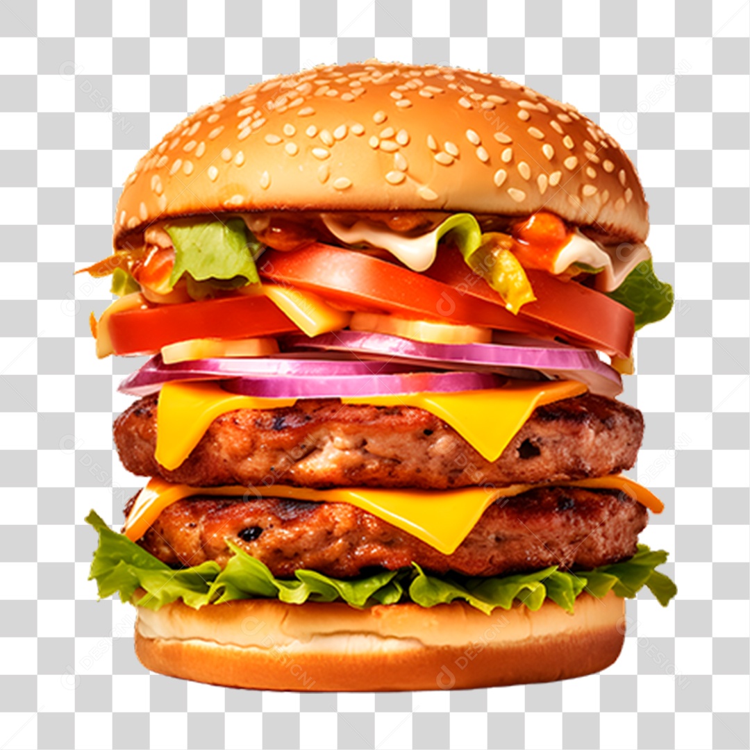 Hambúrguer Lanche Sanduiche PNG Transparente