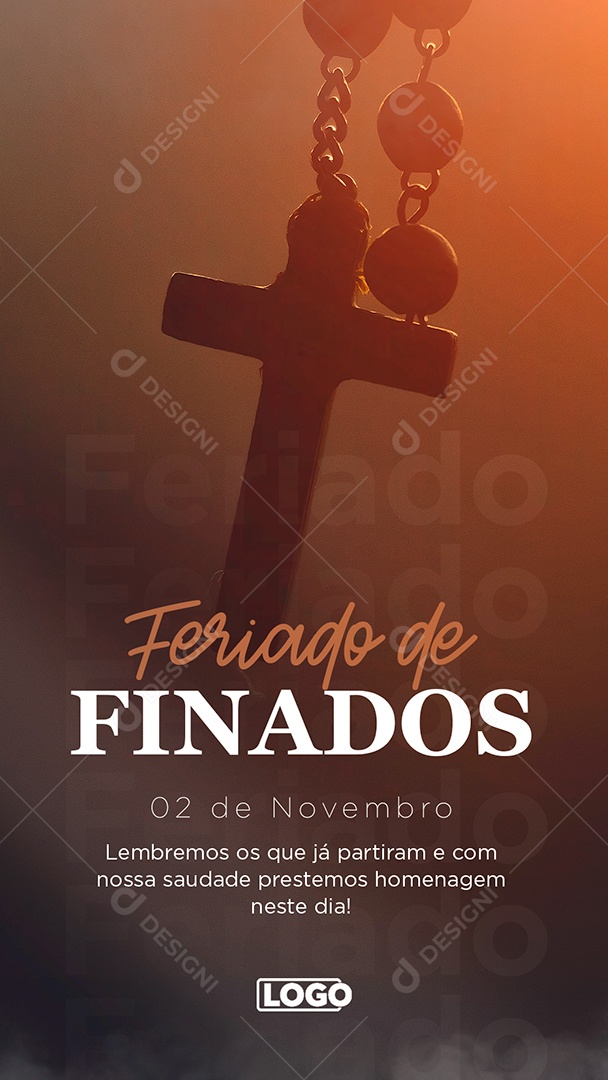Social Media Story Feriado De Finados 02 De Novembro PSD Editável