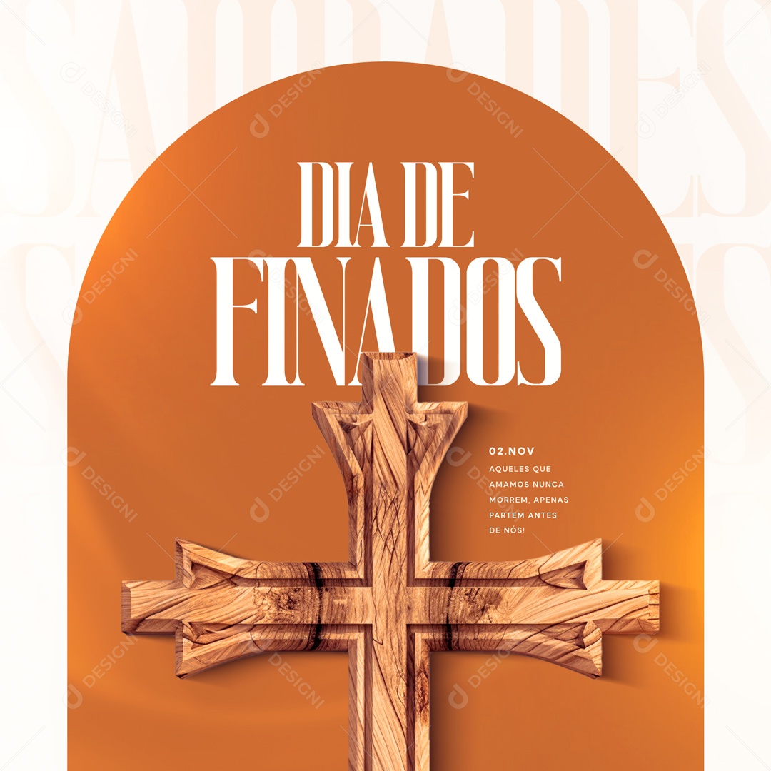 Social Media Dia De Finados 02 De Novembro PSD Editável