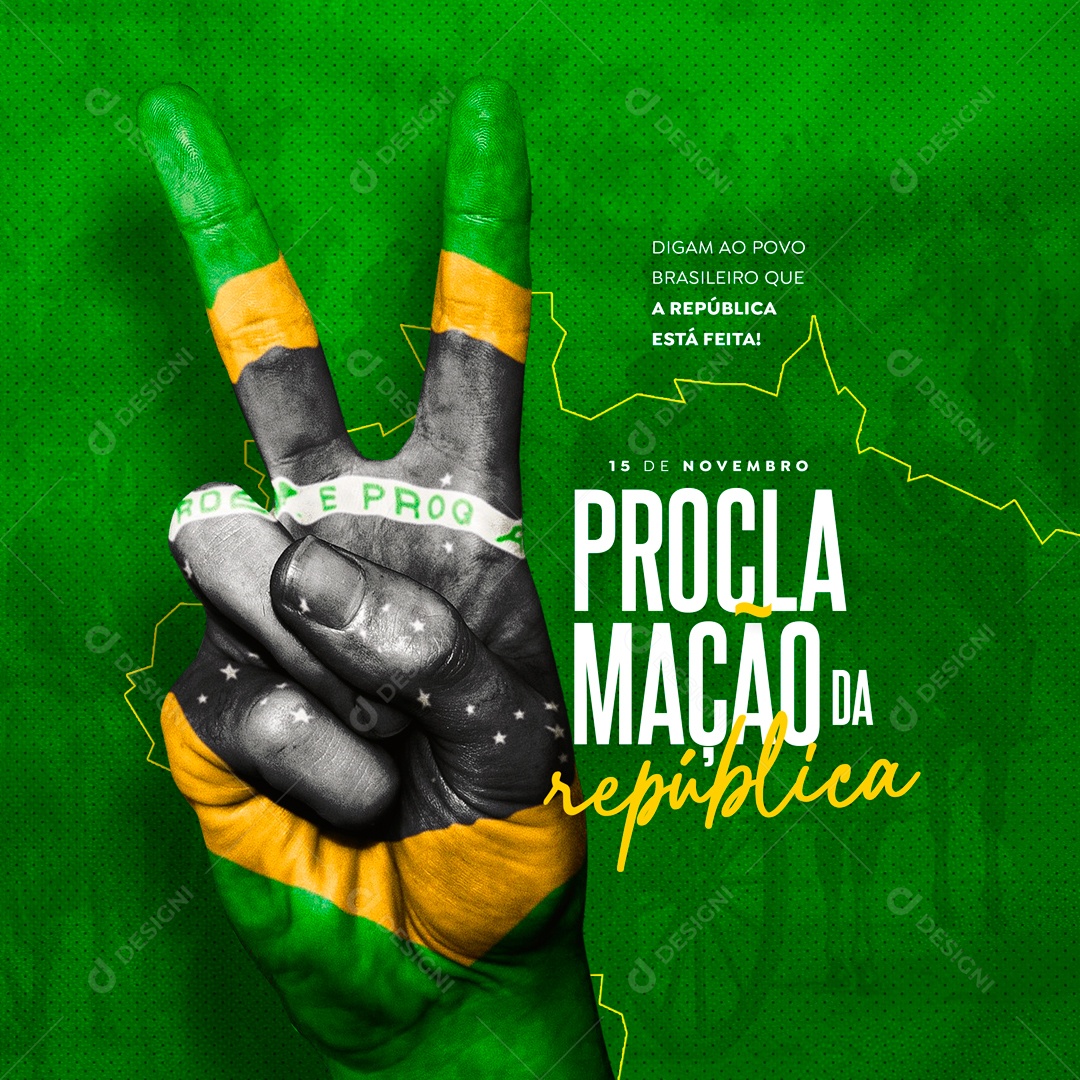 Social Media Proclamação Da República 15 De Novembro PSD Editável