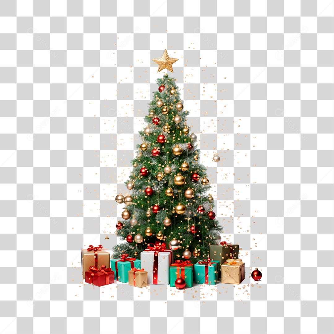Árvore de Natal PNG Transparente