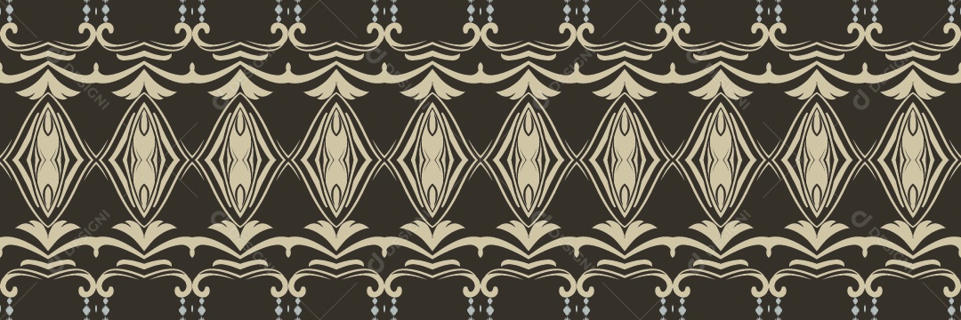 Ilustração Padrão Tribal Tradicional Estilo Asteca Textura Tapete Colorido Vetor EPS