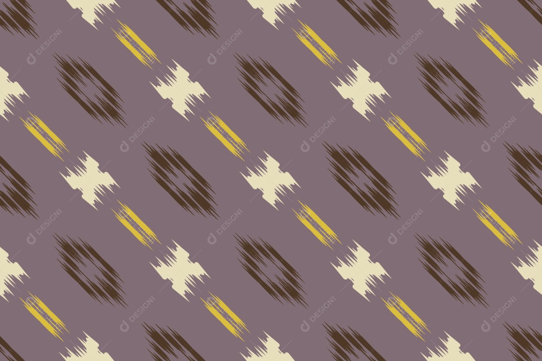 Ilustração Padrão Tradicional Colorido Vetor EPS