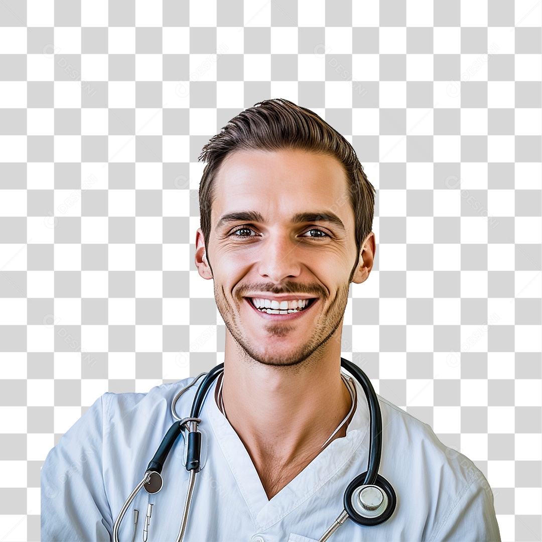 Médico Sorrindo PNG Transparente