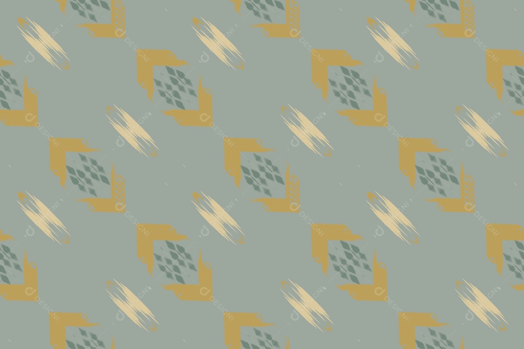 Ilustração Padrão Tradicional Colorido Vetor EPS