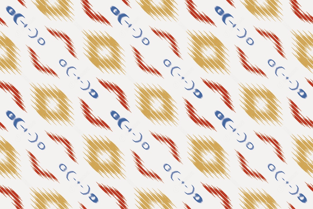 Ilustração Padrão Tradicional Colorido Vetor EPS