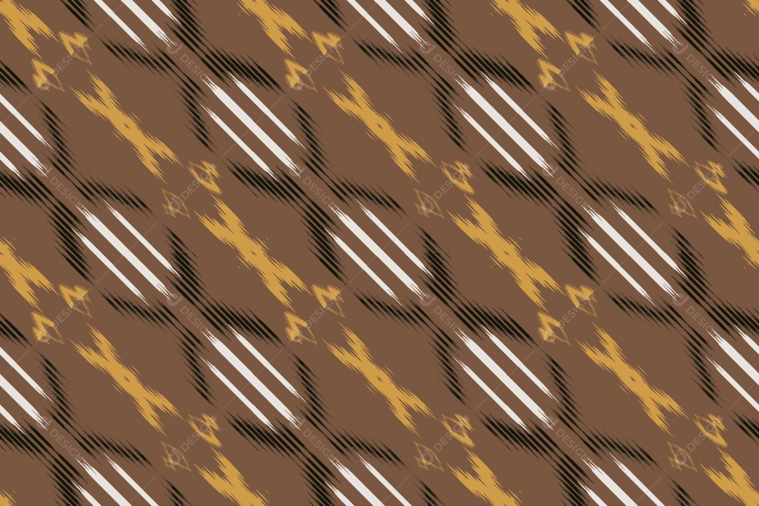 Padrão Tribal Tradicional Colorido Ilustração Vetor EPS