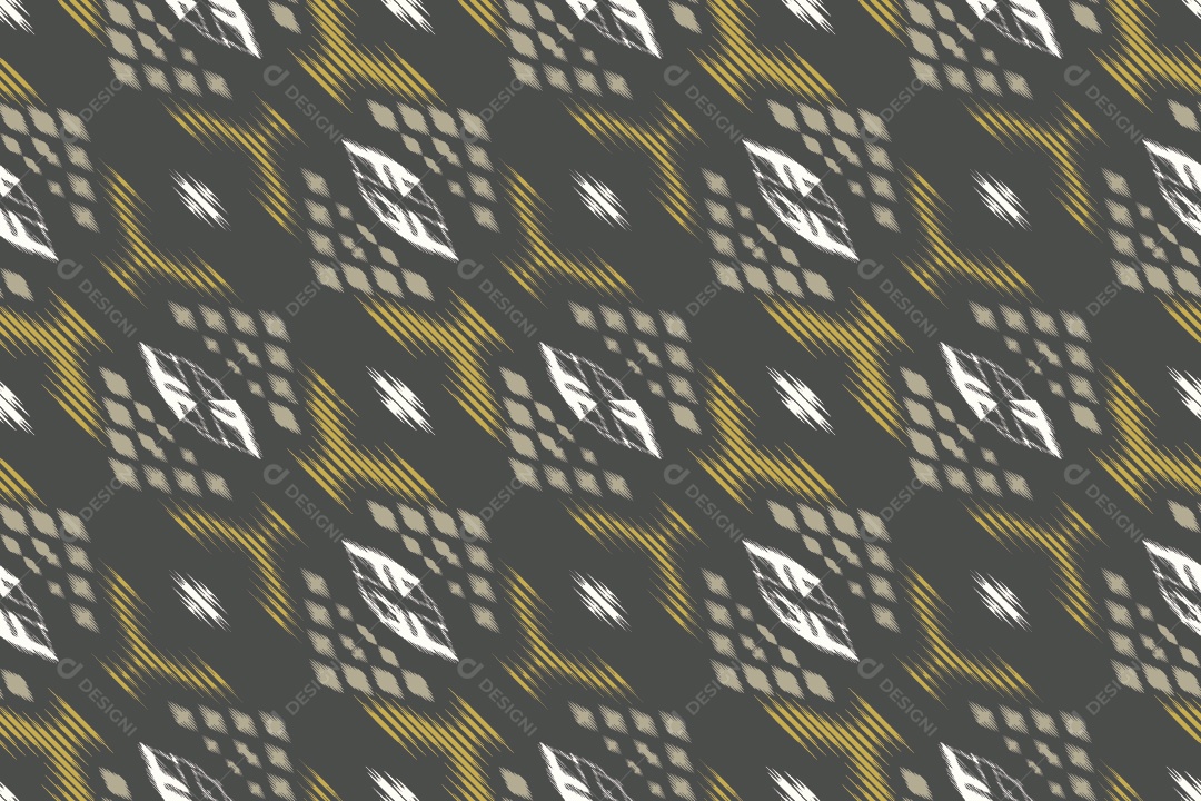 Padrão Tribal Tradicional Colorido Ilustração Vetor EPS