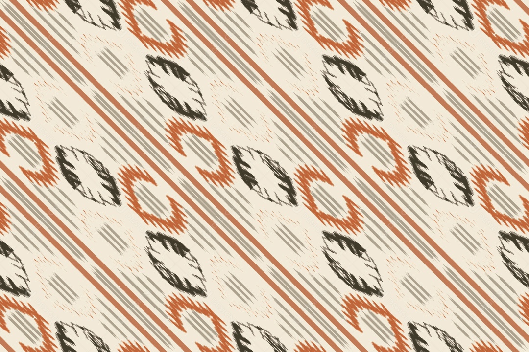 Padrão Tribal Tradicional Colorido Ilustração Vetor EPS