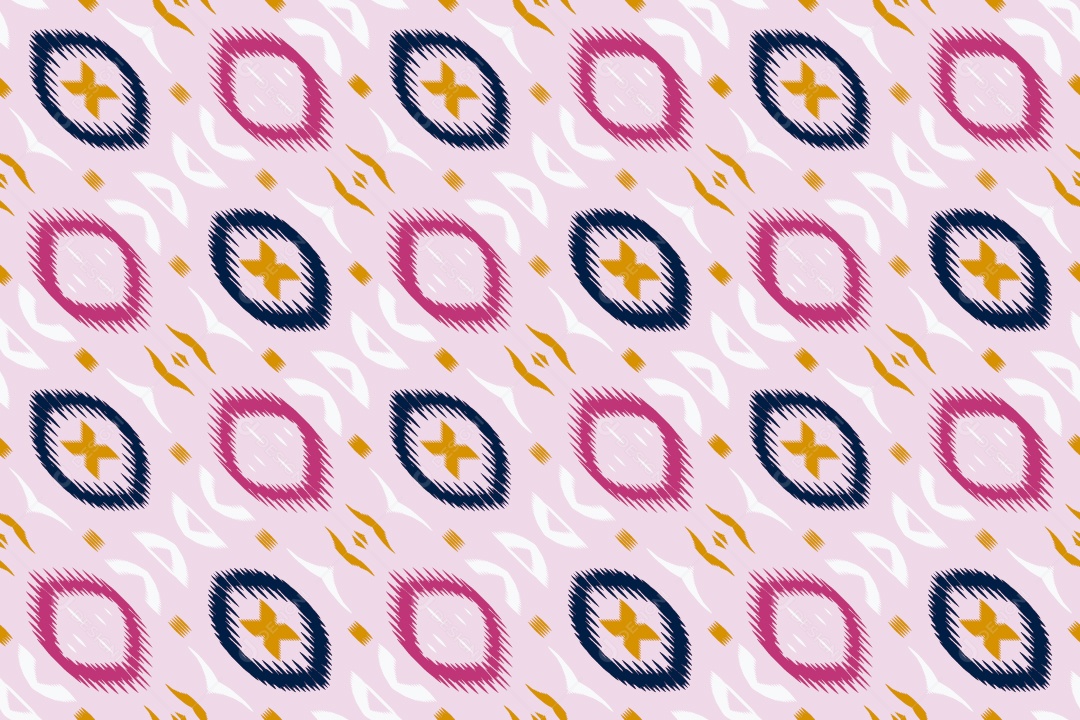 Padrão sem Emenda de Origem Étnica Tribal Ilustração Colorida Vetor EPS