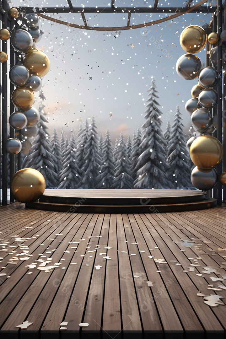 Background para Composição de Flyer Ano Novo