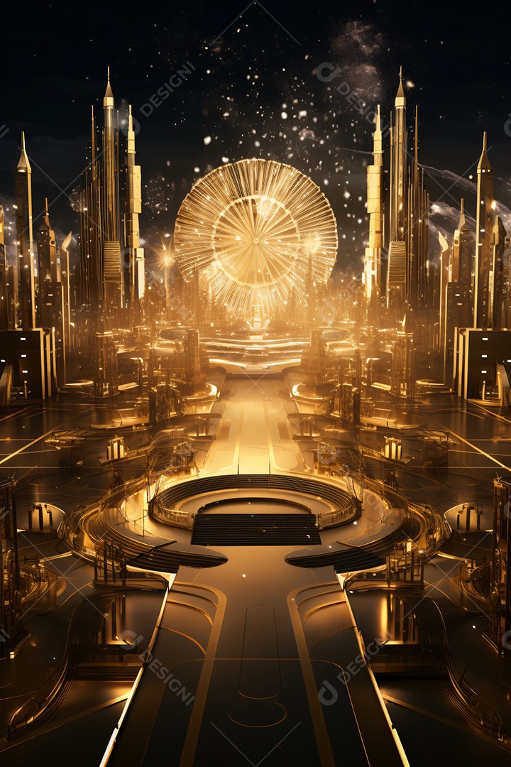 Background para Composição de Flyer Ano Novo