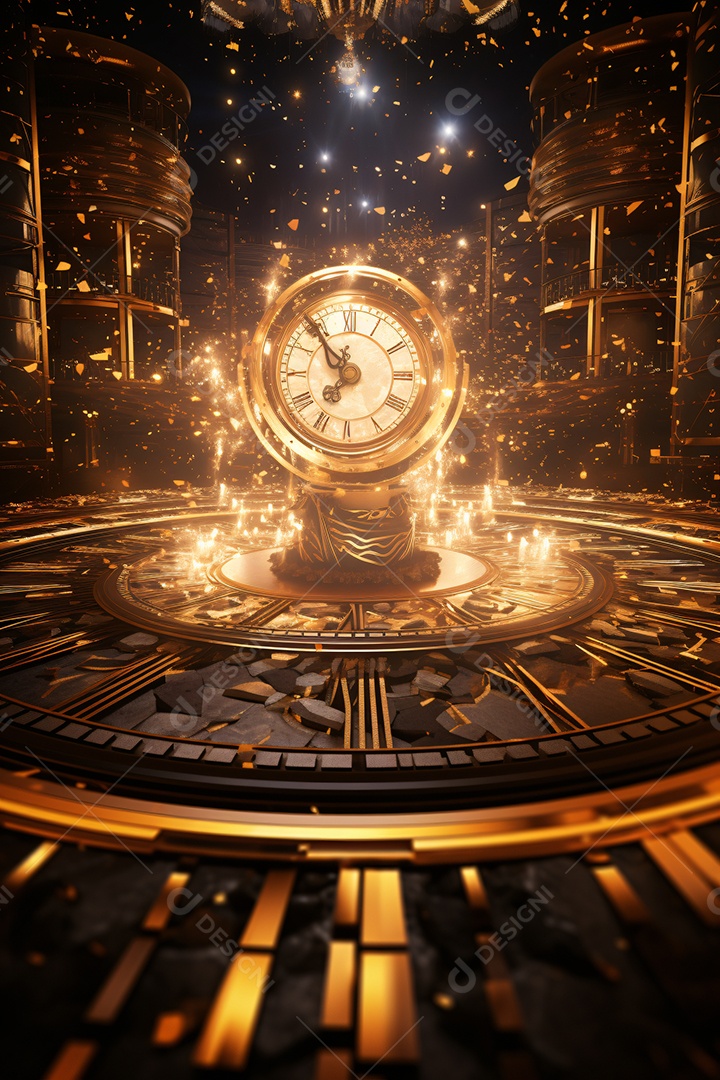 Background para Composição de Flyer Ano Novo