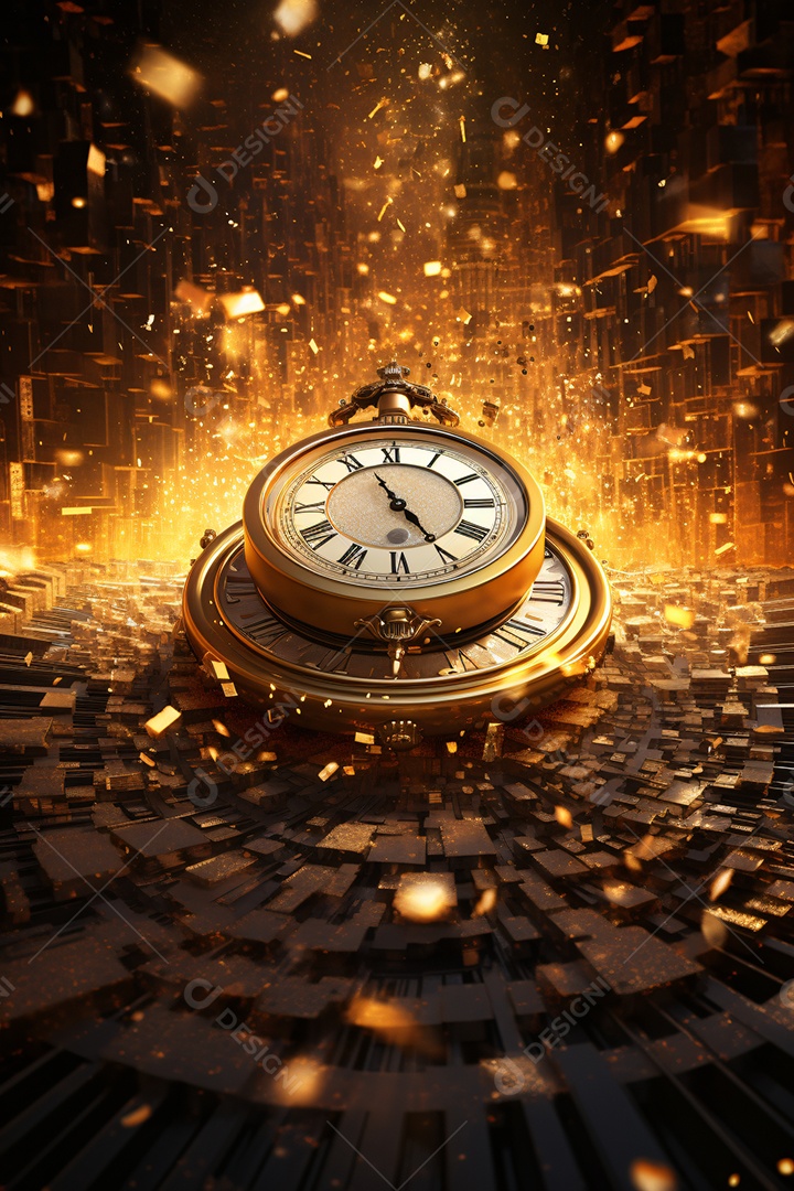 Background para Composição de Flyer Ano Novo