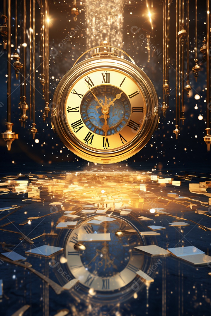 Background para Composição de Flyer Ano Novo