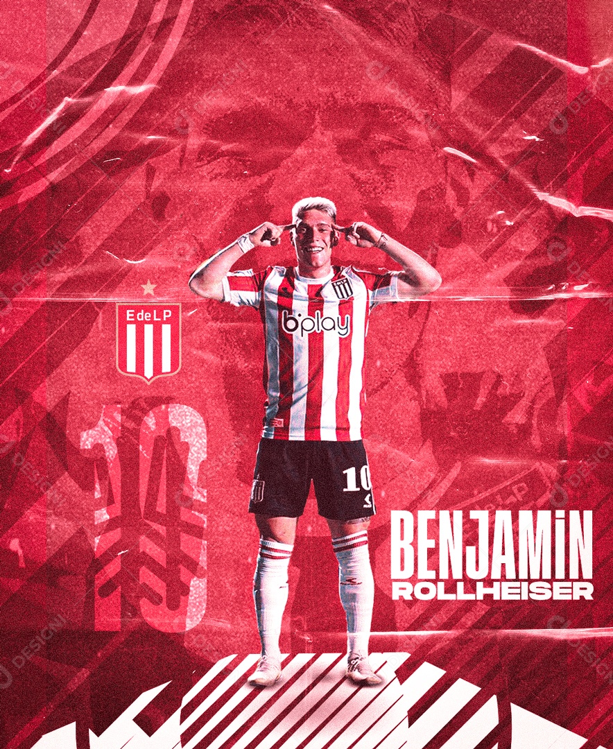 Social Media Flyer Futebol Benjamim Rollheiser PSD Editável