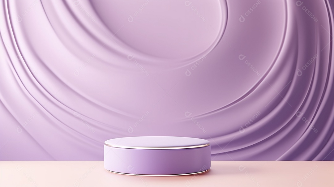 Renderização 3D do fundo preto do produto para cosméticos cremosos Fundo moderno do pódio dourado