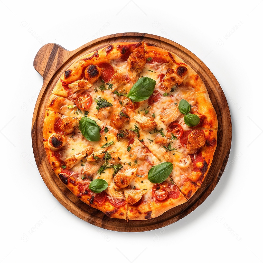 Pizza frango e catupiry