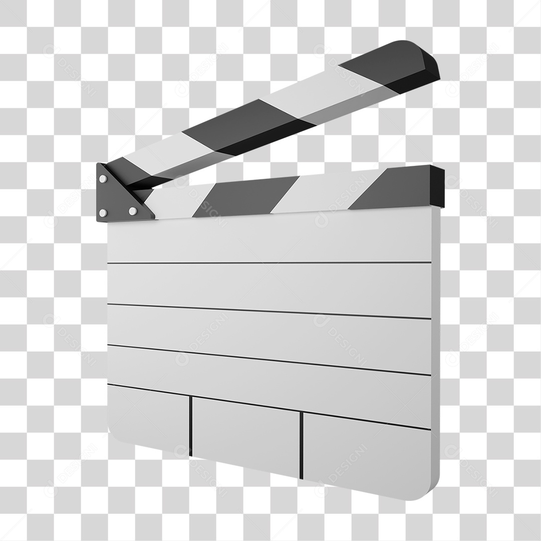 Claquete de Filme Filmagem PNG Transparente